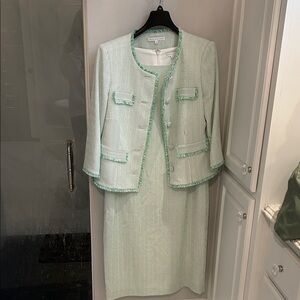Preston and York Mint Green Women's Jacket and Dress Set 16
